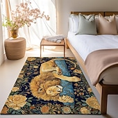 economico Tappeti-Tappetino Per Zona Letto Con Leone, Tappetino Per Cucina, Tappetino Antiscivolo A Prova Di Olio, Tappetino Per Soggiorno, Tappetino Per Interni, Esterni, Arredamento Camera Da Letto, Tappetino Per Il