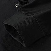 preiswerte Basic-T-Shirts-Herren T Shirt T-Shirt Langarmshirt Langarm Mit Kapuze Frühling &amp; Sommer Einfach Mode Designer Basic Schnürung Urlaub Straße Ausgehen Schwarz Braun Grün Top T-Shirt für Herren