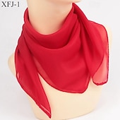 economico Accessori e altro-Retrò Vintage Anni 1950 Sciarpa quadrata in chiffon Per donna Addio al Nubilato Adulti Sciarpa