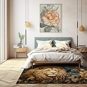 economico Tappeti-Tappetino Per Zona Letto Con Leone, Tappetino Per Cucina, Tappetino Antiscivolo A Prova Di Olio, Tappetino Per Soggiorno, Tappetino Per Interni, Esterni, Arredamento Camera Da Letto, Tappetino Per Il