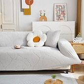 billiga Sofföverdrag-grå stretch sofföverdrag sofföverdrag mjukt slitstarkt sofföverdrag 1 st spandex jacquard tvättbart möbelskydd passar fåtölj sits/loveseat/soffa/xl soffa