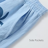 baratos Feriado-Homens Coqueiro Calção Shorts de verão Shorts de praia Cintura Média Havaiana Casual Ao ar livre Feriado Para Noite Com Cordão Cintura elástica Imprimir Designer Roupa