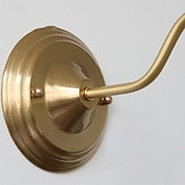 baratos Iluminação de Parede LED-luminária de parede linda iluminação retrô 1 luz de parede de vidro abajur de vitral luminária de parede de bronze lâmpada de braço para sala de estar interna quarto 85-265v