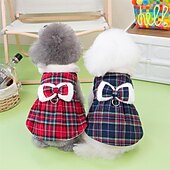 tanie Sukienki-Psy Koty Sukienka Elegancja Śłodkie Zima Oddychający Miękka Zmywalny Wygodny Grube Urlop Na co dzień Codzienne Weekend Chodzenie Ubranka dla psów for Kot Pies Ochrypły Labrador Alaskan malamute
