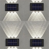 halpa Ulkotilojen seinävalaisimet-2/4/6 kpl aurinkoenergian vedenpitävät seinävalaisimet, ulkona 6led kansivalot, pihojen, katujen, aitojen, autotallien, puutarhojen, portaiden, aitavalojen koristeluun