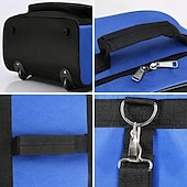 olcso Golf kiegészítők és felszerelések-utazó golftáskák kerekekkel légitársaságoknak összecsukható nylon repülőtáska tartós golfütő táskák golfkiegészítők tároló tasak