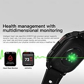 cheap Smart Watches-696 DM63 Smart Watch 2.13 inch 4G LTE Cellular Smartwatch Phone Bluetooth 4G Pedometer Call Reminder Heart Rate Monitor Compatible with Android iOS Men GPS Hands-Free Calls with Camera IP 67 48mm