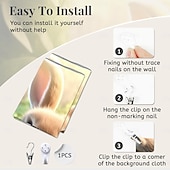 abordables Tapices de vacaciones-Tapiz Colgante Arte de Pared Gran Tapiz Conejo Animal Mural Decoración Fotográfica Fondo Manta Cortina Decoración para el Hogar Dormitorio Sala de Estar