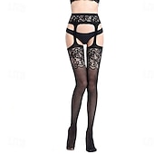 olcso Szexi fehérnemű-női szexi üreges harisnya jacquard nadrág leggings otthoni ruhák