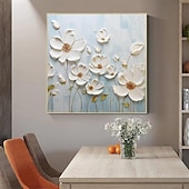 abordables Peintures fleurs/botaniques-impressionnisme abstrait couteau à palette fleurs art mural peint à la main 3d peinture florale à la main coloré 3d peintures texturées peintures décoratives modernes sans cadre