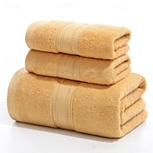 voordelige Handdoeken-100% bamboevezel zachte en absorberende effen handdoek of gezichtshanddoek voor thuisbadkamer