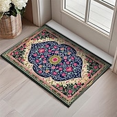 preiswerte Fußmatten-Vintage-Ramadan-Druck, Fußmatte, Fußmatten, waschbare Teppiche, Küchenmatte, rutschfester, ölbeständiger Teppich, Innen- und Außenmatte, Schlafzimmerdekoration, Badezimmermatte, Eingangsteppich