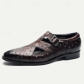 cheap Premium Leather Sandals-Men&#039;s Sandals Leather Shoes Fishermen sandals Leather Italian Full-Grain Cowhide Breathable Comfortable Slip Resistant Lace-up Black Coffee