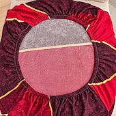 abordables Couverture de chaise de salle à manger-Housse de chaise de salle à manger en élasthanne extensible, ensemble de 4/6 pièces, housse de protection de chaise extensible à imprimé géométrique avec bande élastique pour salle à manger, mariage,