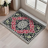preiswerte Fußmatten-Vintage-Ramadan-Druck, Fußmatte, Fußmatten, waschbare Teppiche, Küchenmatte, rutschfester, ölbeständiger Teppich, Innen- und Außenmatte, Schlafzimmerdekoration, Badezimmermatte, Eingangsteppich