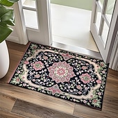 preiswerte Fußmatten-Vintage-Ramadan-Druck, Fußmatte, Fußmatten, waschbare Teppiche, Küchenmatte, rutschfester, ölbeständiger Teppich, Innen- und Außenmatte, Schlafzimmerdekoration, Badezimmermatte, Eingangsteppich
