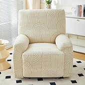 baratos Cadeira Reclinável &amp; Cadeirões-capas de sofá reclináveis jacquard capa de sofá 4 peças conjunto capa de cadeira reclinável, protetor de móveis elástico de elastano capa de sofá macia com fundo elástico