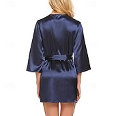 abordables Lencería sexy-Lencería sexy erótica de encaje para mujer, ropa de dormir sexy, conjunto de lencería sexy de spandex de color sólido, conjuntos para el hogar