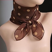 voordelige Accessoires en meer-Stippen Retro vintage Jaren &#039;50 Vierkante chiffon sjaal Kostuum Dames Maskerade Feestavondkleding Maskerade Vrijgezellenfeest Volwassenen Shawl