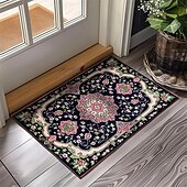 preiswerte Fußmatten-Vintage-Ramadan-Druck, Fußmatte, Fußmatten, waschbare Teppiche, Küchenmatte, rutschfester, ölbeständiger Teppich, Innen- und Außenmatte, Schlafzimmerdekoration, Badezimmermatte, Eingangsteppich
