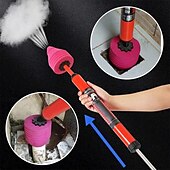 cheap Toilet Brush &amp; Cleaning-High Pressure Toilet Unblock One Shot Toilet Pipe Plunger, Upgraded Toilet Plunger Kit High Pressure Air Drain Clog Remover Plumbing Tool for Sink Bathroom Kitchen Bathtub Clogged Pipe