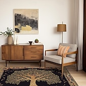 preiswerte Wohn- und Schlafzimmerteppiche-Baum des Lebens, Vintage-Boho-Teppich, Küchenmatte, rutschfeste, ölbeständige Bodenmatte, Wohnzimmerteppich, Innen- und Außenmatte, Schlafzimmerdekoration, Badezimmermatte, Eingangsteppich, Fußmatte