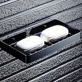 preiswerte Badezimmerregale-Duschregal Seifenschalenhalter Edelstahl Badezimmer Einzelregal hohl modern Wandmontage 1Stk