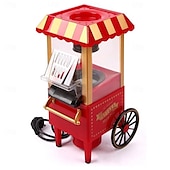 お買い得  キッチン家電-電動ポップコーンメーカー家庭用トウモロコシポップコーン製造機全自動トロリーコーンポッパー diy 創造性子供のため