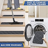 economico tappeti per gradini-Tappeti bagno Nero Fantasia geometrica Tappeto bagno assorbente microfibra