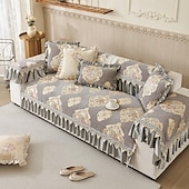 baratos Cobertura de Sofa-capa de sofá jacquard de luxo capa de assento de sofá capas de sofá seccionais estilo europeu, protetor de móveis capas de sofá antiderrapantes para cães gatos crianças (vendido por peça/não todo