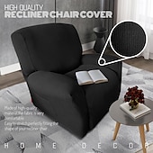 economico Poltrone reclinabili e poltrone wingback-copripoltrona reclinabile jacquard 1 pezzo, copripoltrona reclinabile elasticizzata per divano reclinabile a 1 posto, copripoltrona reclinabile a un posto molto morbido, lavabile in lavatrice
