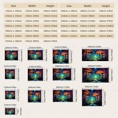 billige Blacklight -billedvev-blacklight billedvev uv reaktiv glød i mørket glød fest neon sopp natur landskap psykedelisk trippy tåkete hengende billedvev veggkunst veggmaleri for stue soverom