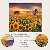 tanie gobelin krajobrazowy-wall tapestry art decor koc kurtyna piknik obrus wiszący dom sypialnia salon akademik dekoracja poliester słonecznik piękno widoki