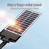 זול פנסי רחוב-1 pc 100 W אורות ופנסים של נתיב מונע בחשמל סולרי לבן חם 24 V 504 LED חרוזים