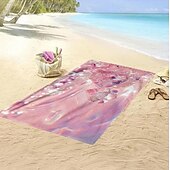 abordables ensembles de serviettes de plage-Serviette de plage à motif pièce d&#039;or, serviettes de plage pour voyage, serviette à séchage rapide pour nageurs, serviettes de plage résistantes au sable pour femmes, hommes, filles, enfants,