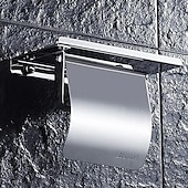 halpa Vessapaperitelineet-WC-paperiteline ruostumatonta terästä kylpyhuoneeseen matkapuhelimen säilytyshyllyllä seinälle 1kpl