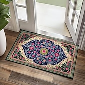 preiswerte Fußmatten-Vintage-Ramadan-Druck, Fußmatte, Fußmatten, waschbare Teppiche, Küchenmatte, rutschfester, ölbeständiger Teppich, Innen- und Außenmatte, Schlafzimmerdekoration, Badezimmermatte, Eingangsteppich