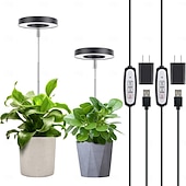 economico Lampade per coltivazione indoor-luce di crescita delle piante a spettro completo luce di riempimento retrattile bianco caldo commutabile a 2 colori con dimmer automatico