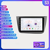 abordables Lecteurs multimédias pour voitures-Android 12 pour siège altea 2004 - 2015 toledo 3 2004 - 2009 lecteur vidéo multimédia navigation gps carplay autoradio
