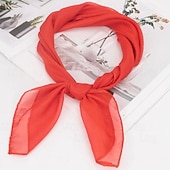 economico Accessori e altro-Retrò Vintage Anni 1950 Sciarpa quadrata in chiffon Per donna Addio al Nubilato Adulti Sciarpa