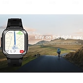 cheap Smart Watches-696 DM63 Smart Watch 2.13 inch 4G LTE Cellular Smartwatch Phone Bluetooth 4G Pedometer Call Reminder Heart Rate Monitor Compatible with Android iOS Men GPS Hands-Free Calls with Camera IP 67 48mm