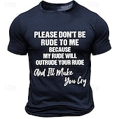 cheap Men&#039;s Graphic T Shirt-Men&#039;s Slogan T Shirt Tee Top Cotton Short Sleeve Graphic Shirt Black Dark Blue Dark Gray Comfortable Tee Sports Outdoor Holiday Fashion Designer Clothing