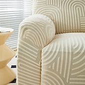 baratos Cadeira Reclinável &amp; Cadeirões-capas de sofá reclináveis jacquard capa de sofá 4 peças conjunto capa de cadeira reclinável, protetor de móveis elástico de elastano capa de sofá macia com fundo elástico