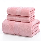 voordelige Handdoeken-100% bamboevezel zachte en absorberende effen handdoek of gezichtshanddoek voor thuisbadkamer
