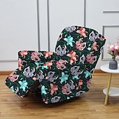 ieftine Recliner-huse de scaun florale huse lazyboy huse scaune canapea set 4 buc, rabatabil antiderapant cu buzunare de depozitare protectie mobila pentru living