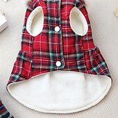 tanie Sukienki-Psy Koty Sukienka Elegancja Śłodkie Zima Oddychający Miękka Zmywalny Wygodny Grube Urlop Na co dzień Codzienne Weekend Chodzenie Ubranka dla psów for Kot Pies Ochrypły Labrador Alaskan malamute