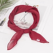 economico Accessori e altro-Retrò Vintage Anni 1950 Sciarpa quadrata in chiffon Per donna Addio al Nubilato Adulti Sciarpa