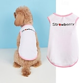 preiswerte Kühlweste &amp; Shirt-Hund Katze Weste Niedlich Lässig Atmungsaktiv Weich Waschbar Bequem Outdoor Alltagstauglich Hundebekleidung for Bichon Frise Zwergspitz Baby Haustier Papillon Klein