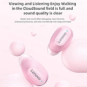 ieftine Căști Wireless-Căști Lenovo XT62 Bluetooth 5.3 căști wireless cu latență redusă headset sport HiFi cu microfon apel HD 2022 NOU