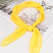 economico Accessori e altro-Retrò Vintage Anni 1950 Sciarpa quadrata in chiffon Per donna Addio al Nubilato Adulti Sciarpa